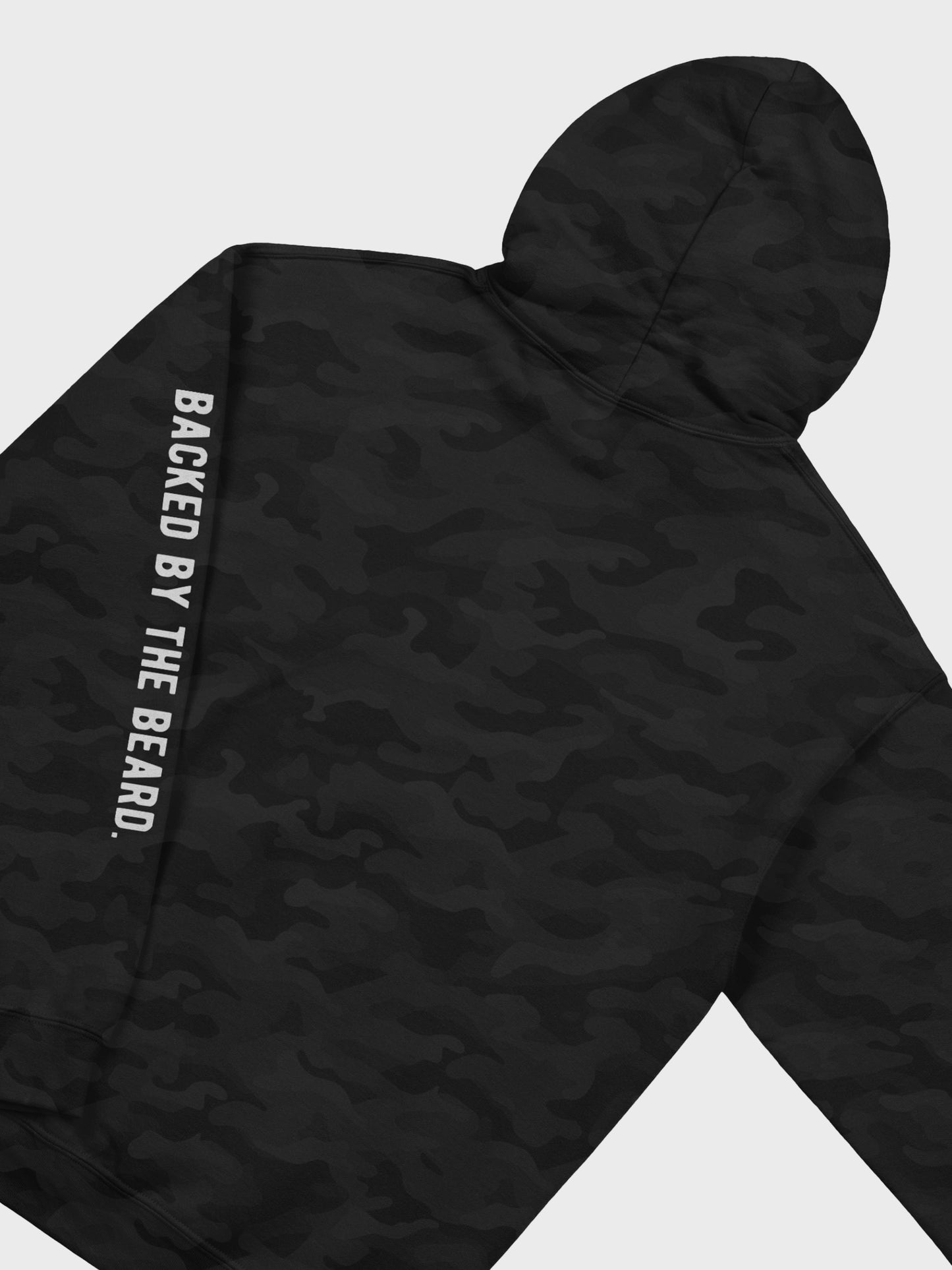 backed by the beard hoodie