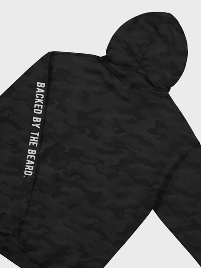 backed by the beard hoodie