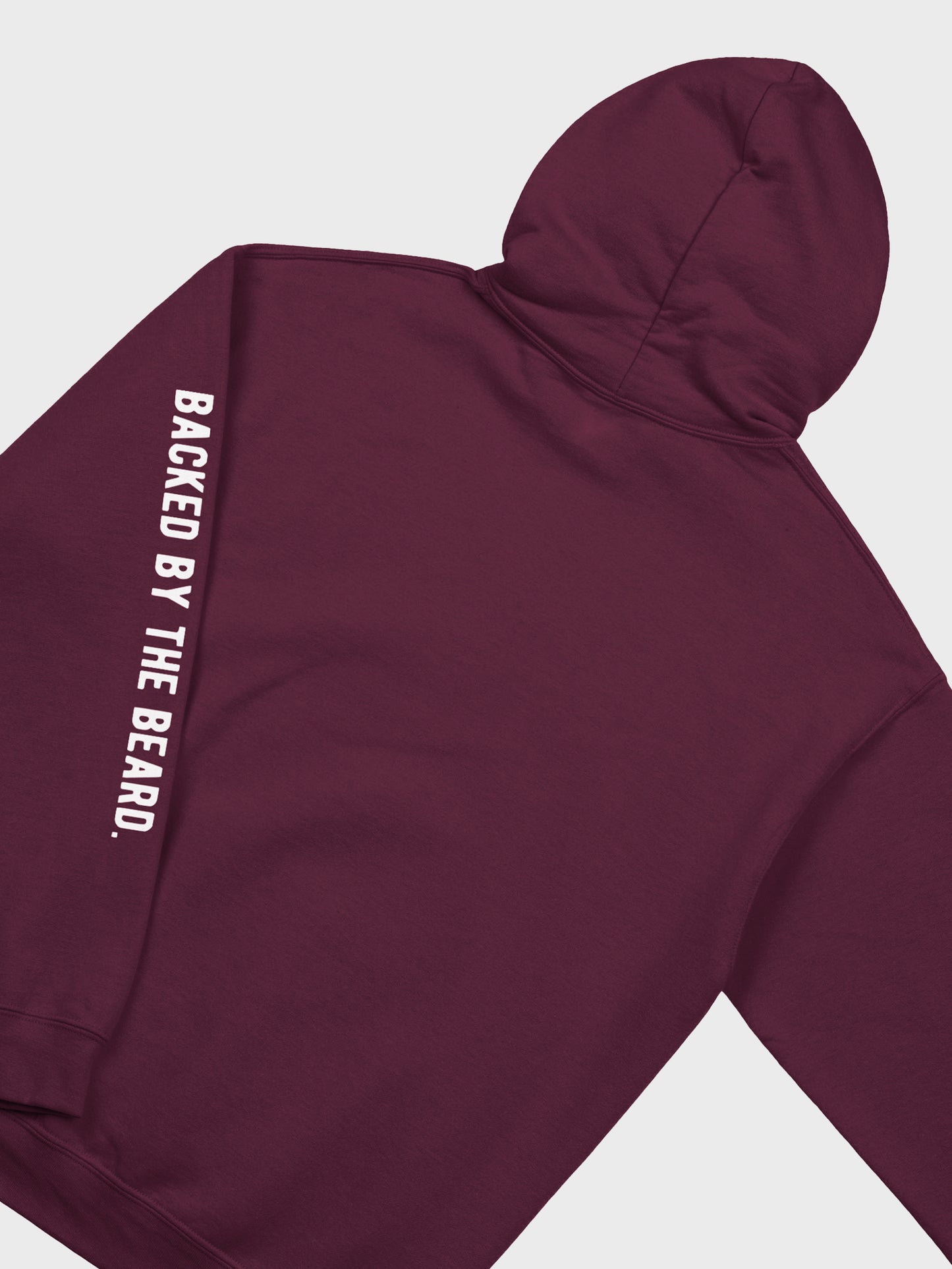 backed by the beard hoodie
