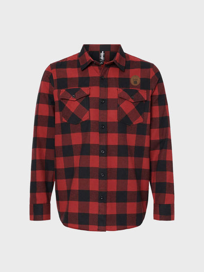 cartoon patch flannel