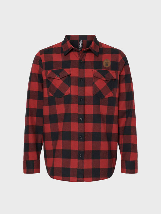 cartoon patch flannel