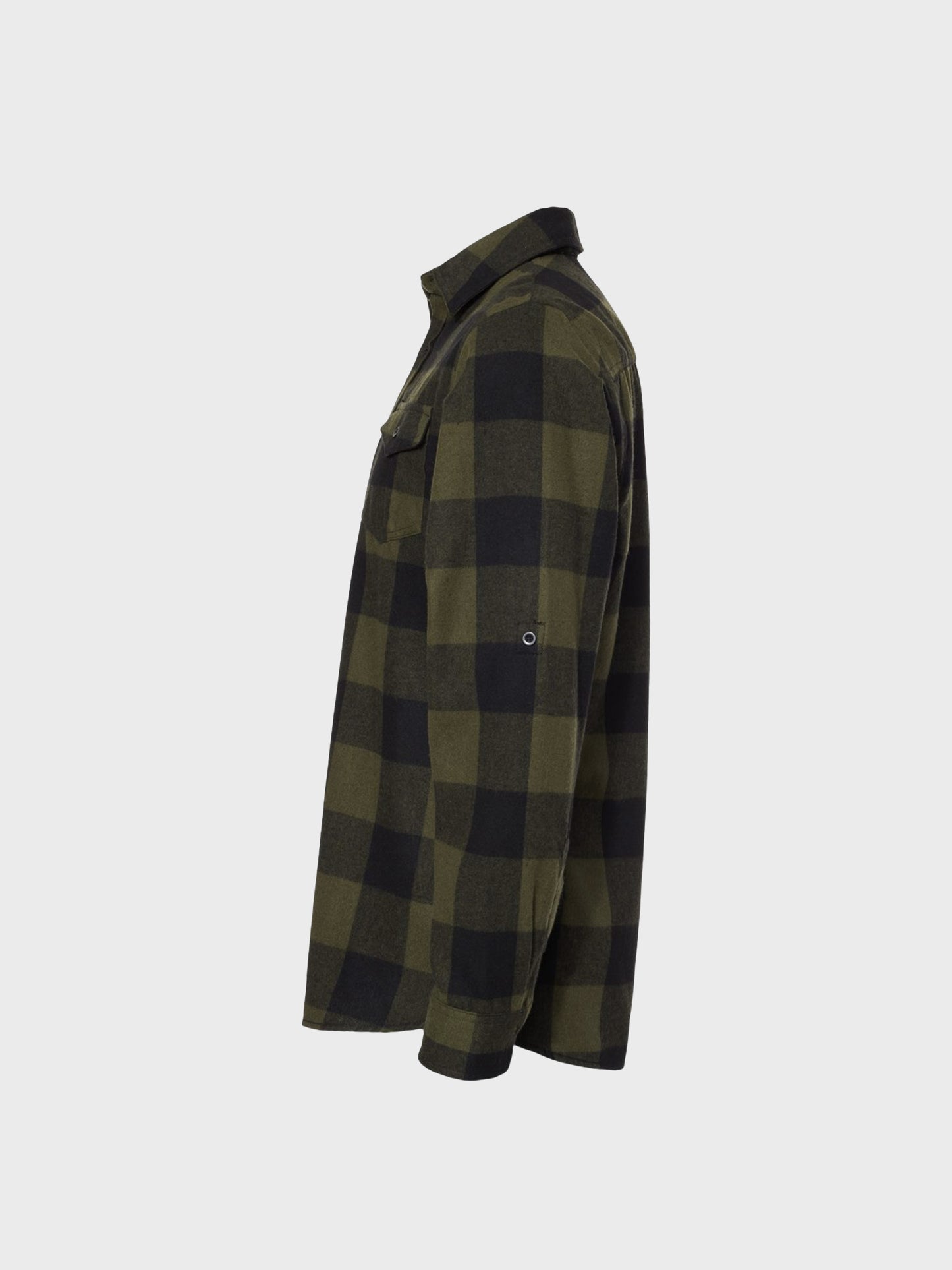 the cabin flannel - forest green