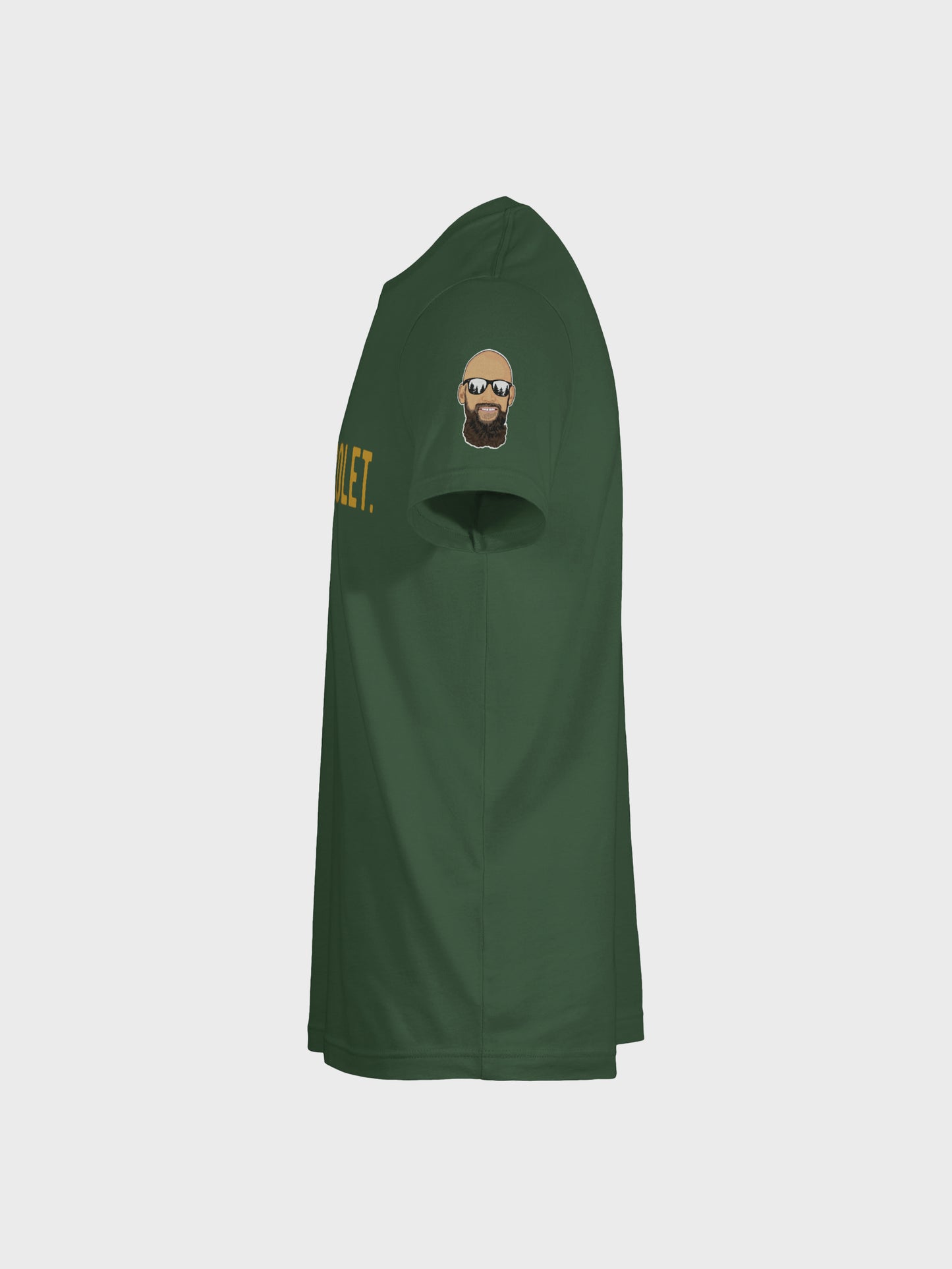 team nicolet green & gold tee