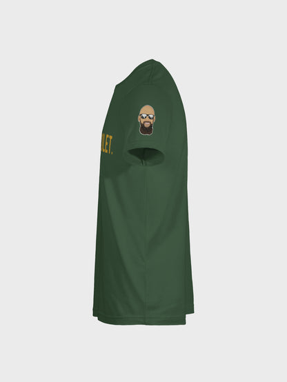 team nicolet green & gold tee